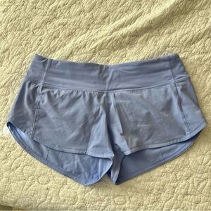 lululemon athletica Blue/Purple Speed Shorts